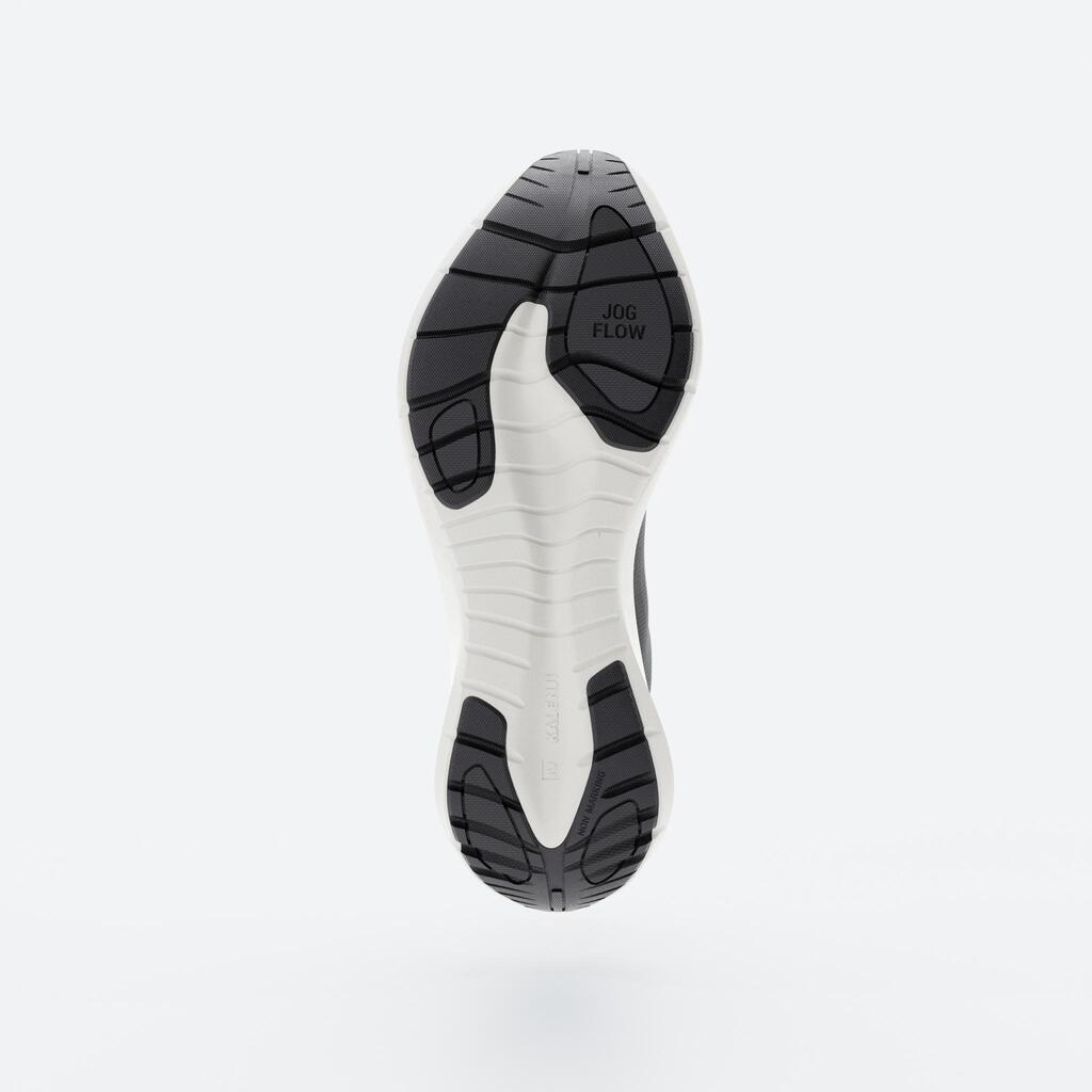 Tenis de running negro con gris para hombre jogflow 100.1 