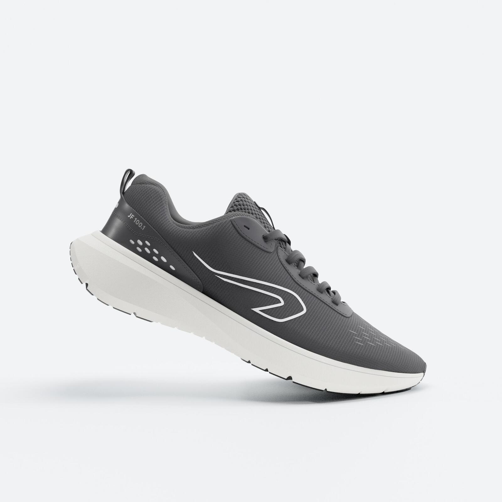 CHAUSSURES DE RUNNING HOMME JOGFLOW 100.1 NOIR GRIS KALENJI