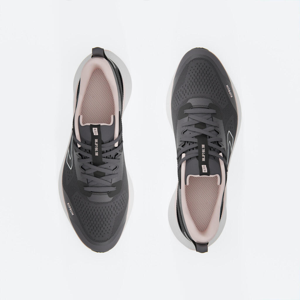 Chaussures de Running Femme, Kiprun Jogflow 190.1 Noir Rose