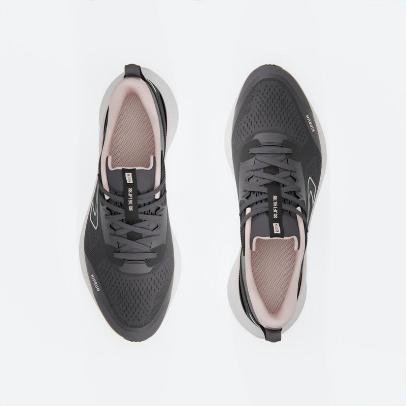 Chaussures de Running Femme, Kiprun Jogflow 190.1 Noir Rose