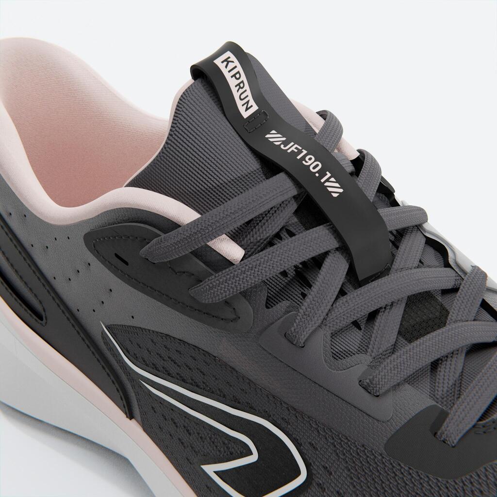 Chaussures de Running Femme, Kiprun Jogflow 190.1 Noir Rose