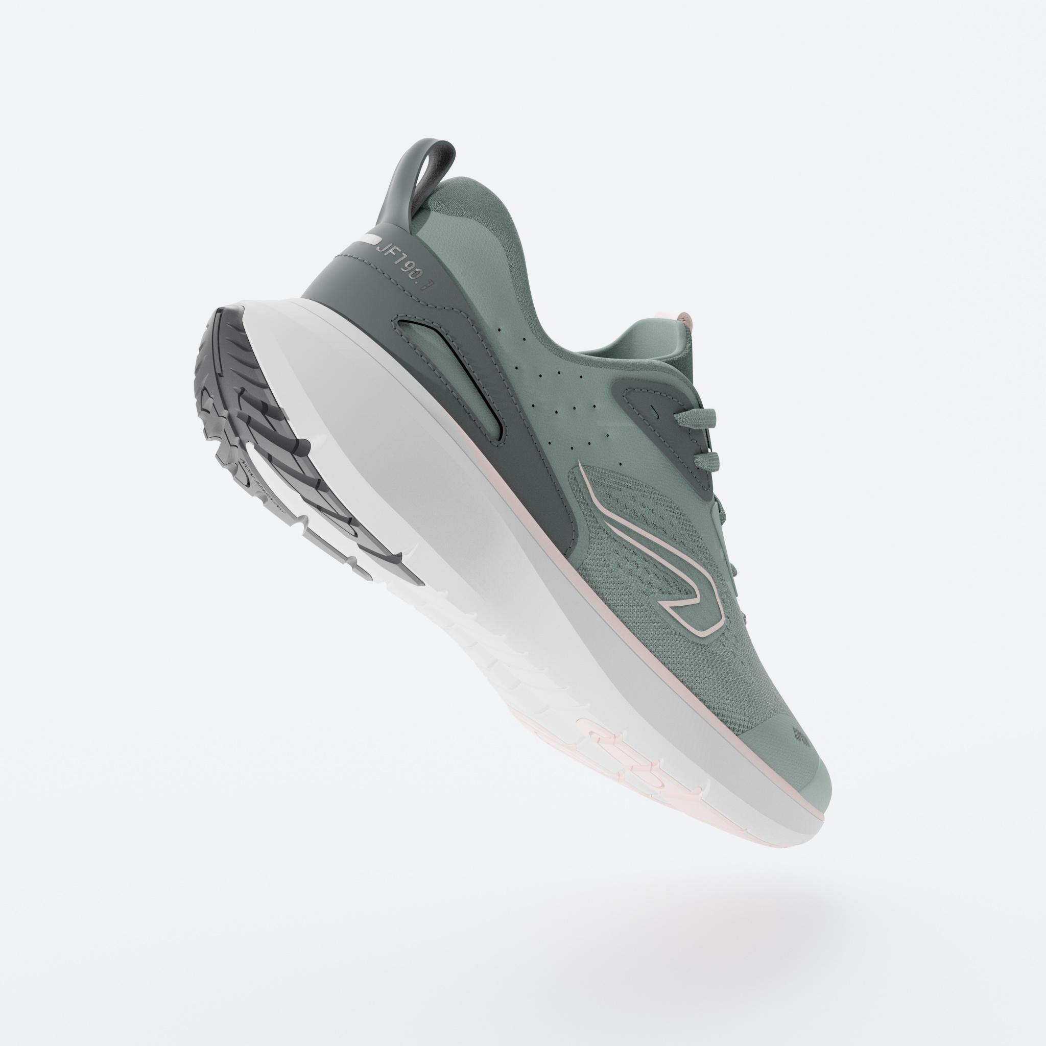 Kiprun Jogflow 190.1 Women's Running Shoes - Green/Pink