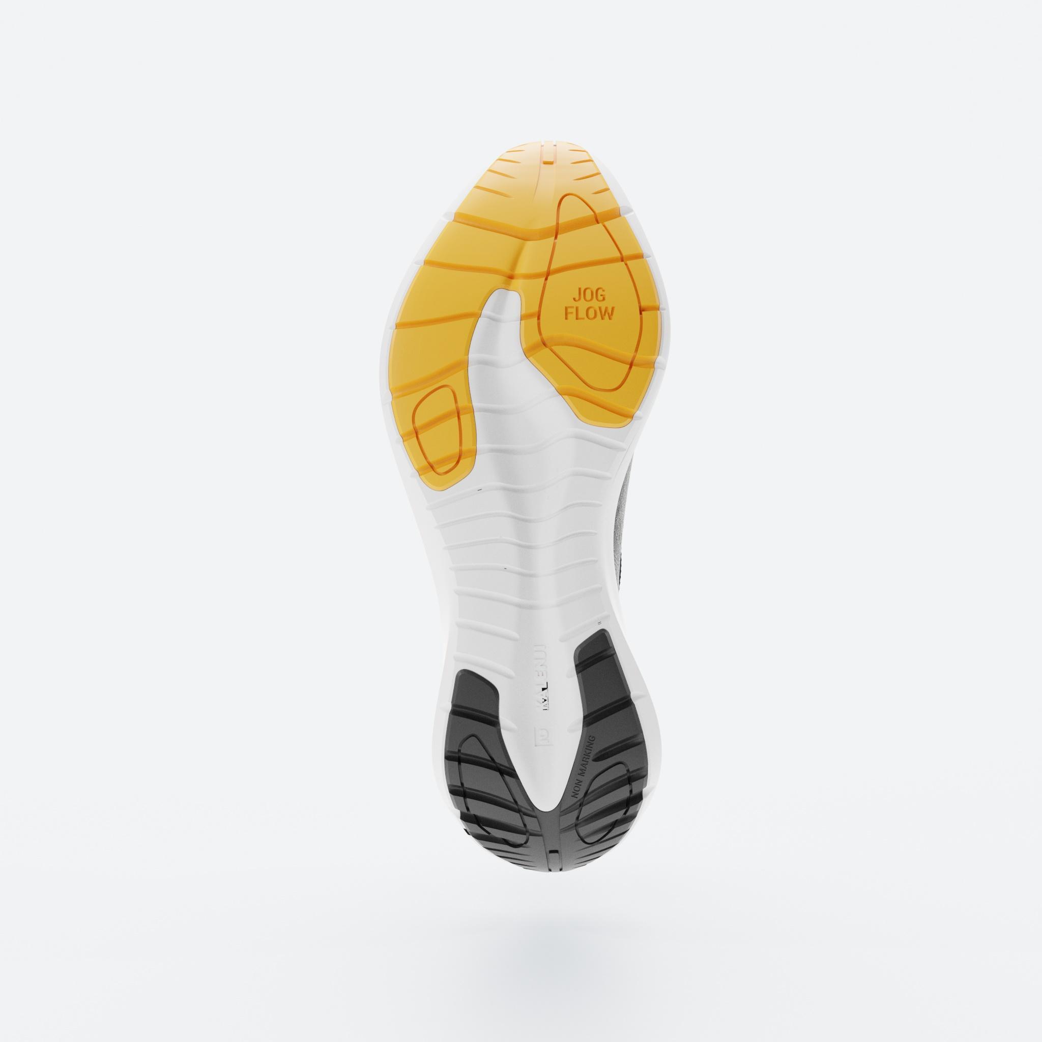 Men Running Shoes Superior Grip Cushioned Upto 20km/week, Jogflow 190.1 - Grey