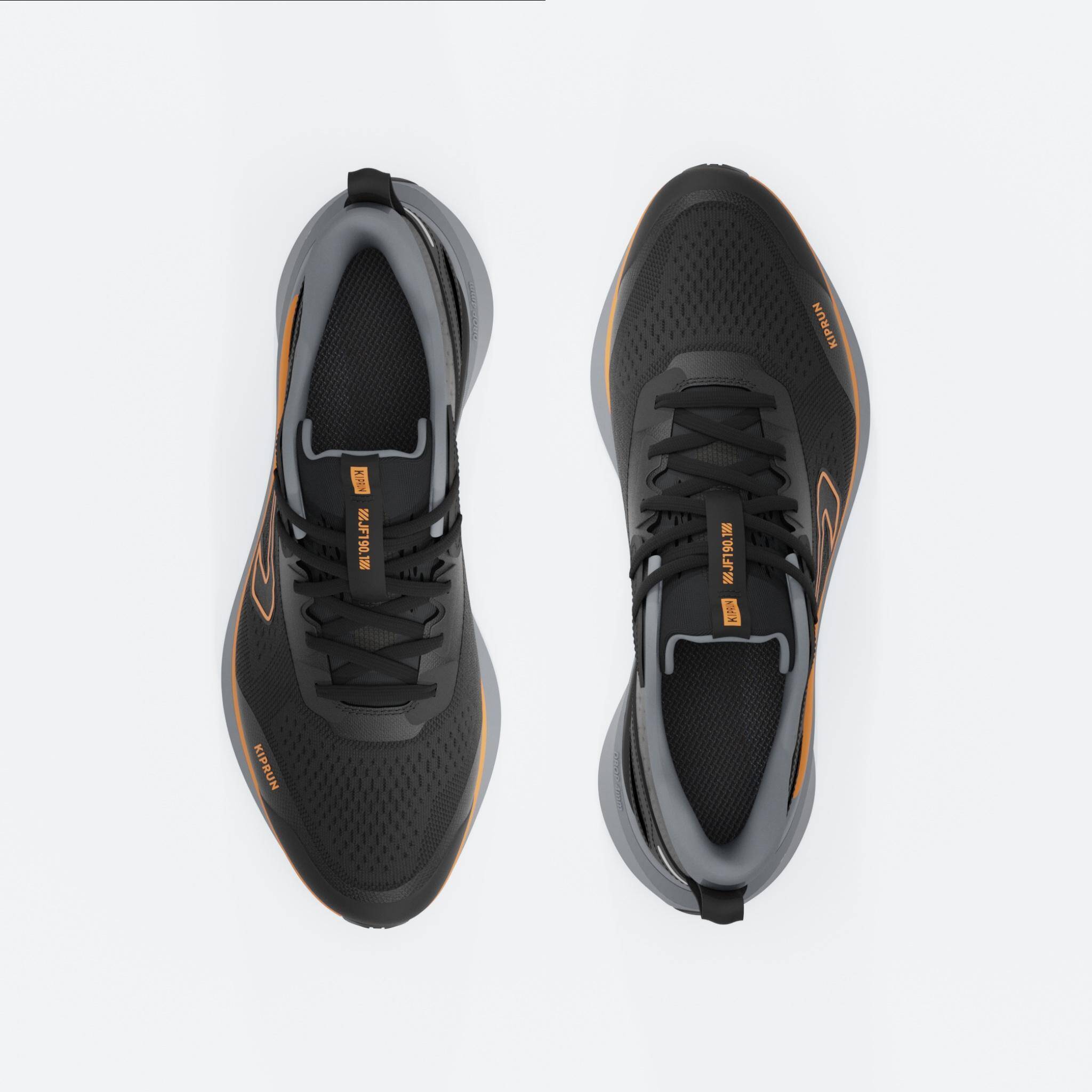 Men Running Shoes Superior Grip Cushioned Upto 20km/week, Jogflow 190.1 - Black -  3