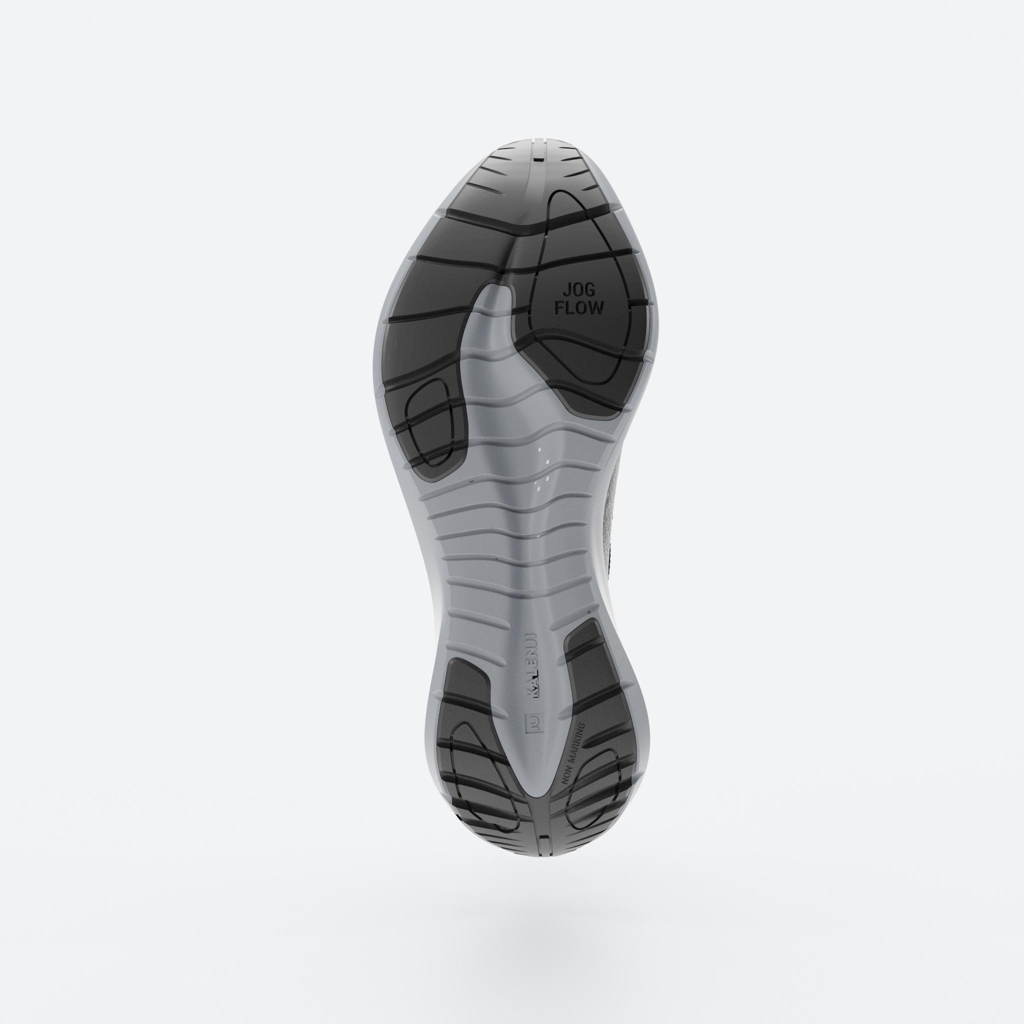 Men Running Shoes Superior Grip Cushioned Upto 20km/week, Jogflow 190.1 - Black