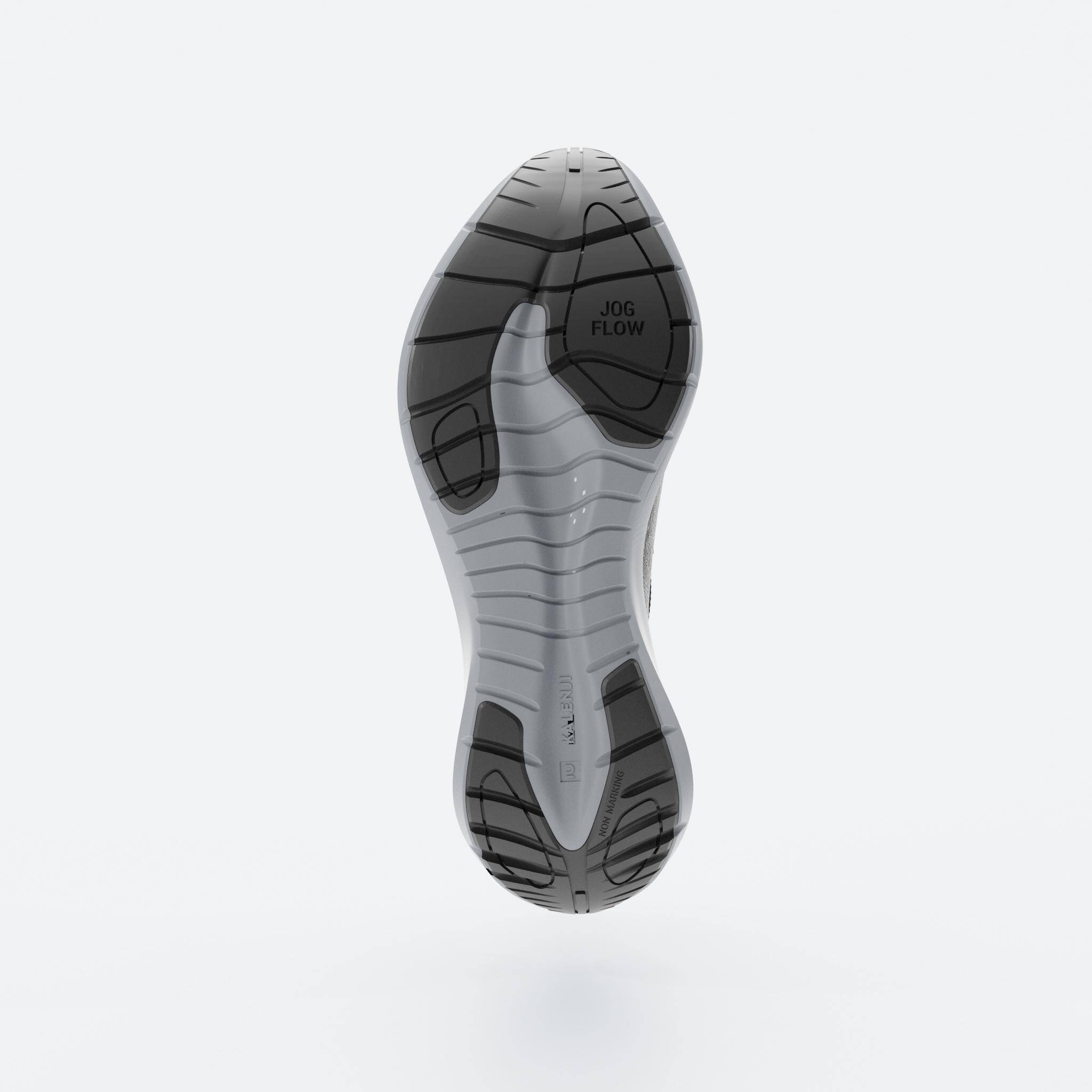 Men Running Shoes Superior Grip Cushioned Upto 20km/week, Jogflow 190.1 - Black -  4