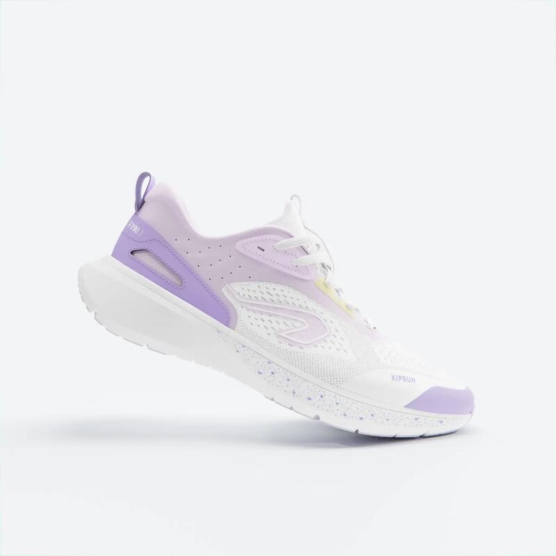 Decathlon caminar Kiprun Jogflow 190.1 Blanco y Violeta
