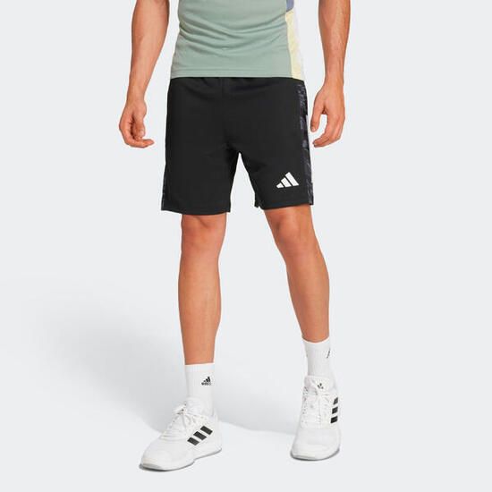 Pantaloncini ADIDAS uomo palestra regular fit traspiranti con tasche neri