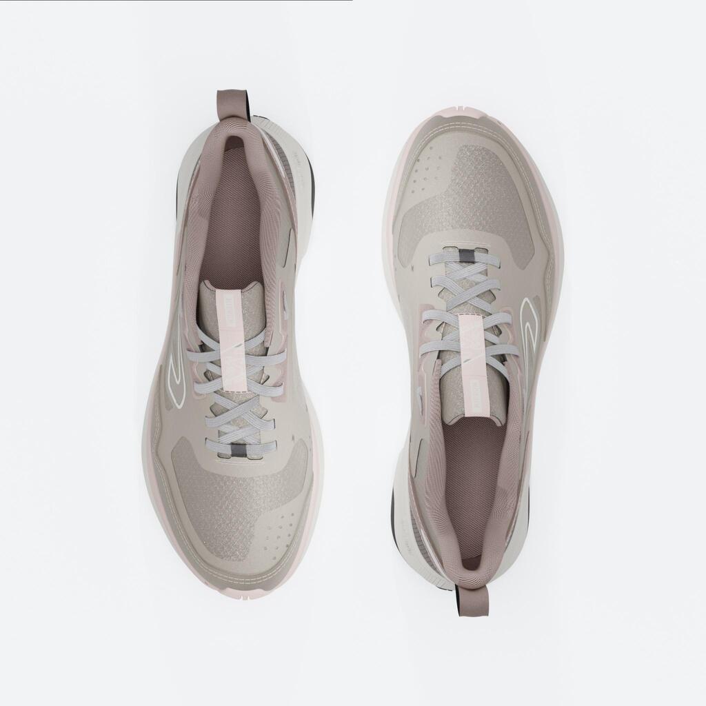 Chaussures Running et Trail Femme, Kiprun  JF190 Grip Gris Rose