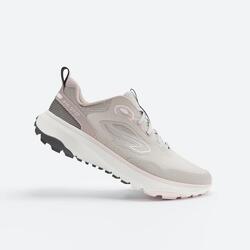 Chaussures Running et Trail Femme, Kiprun JF190 Grip Beige Rose