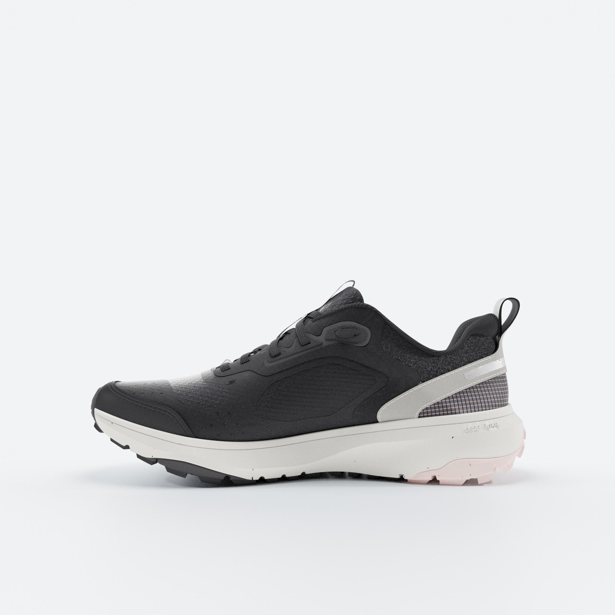Women's Running and Trail Running Shoes - JF 190 Grip Black/Pink - KALENJI