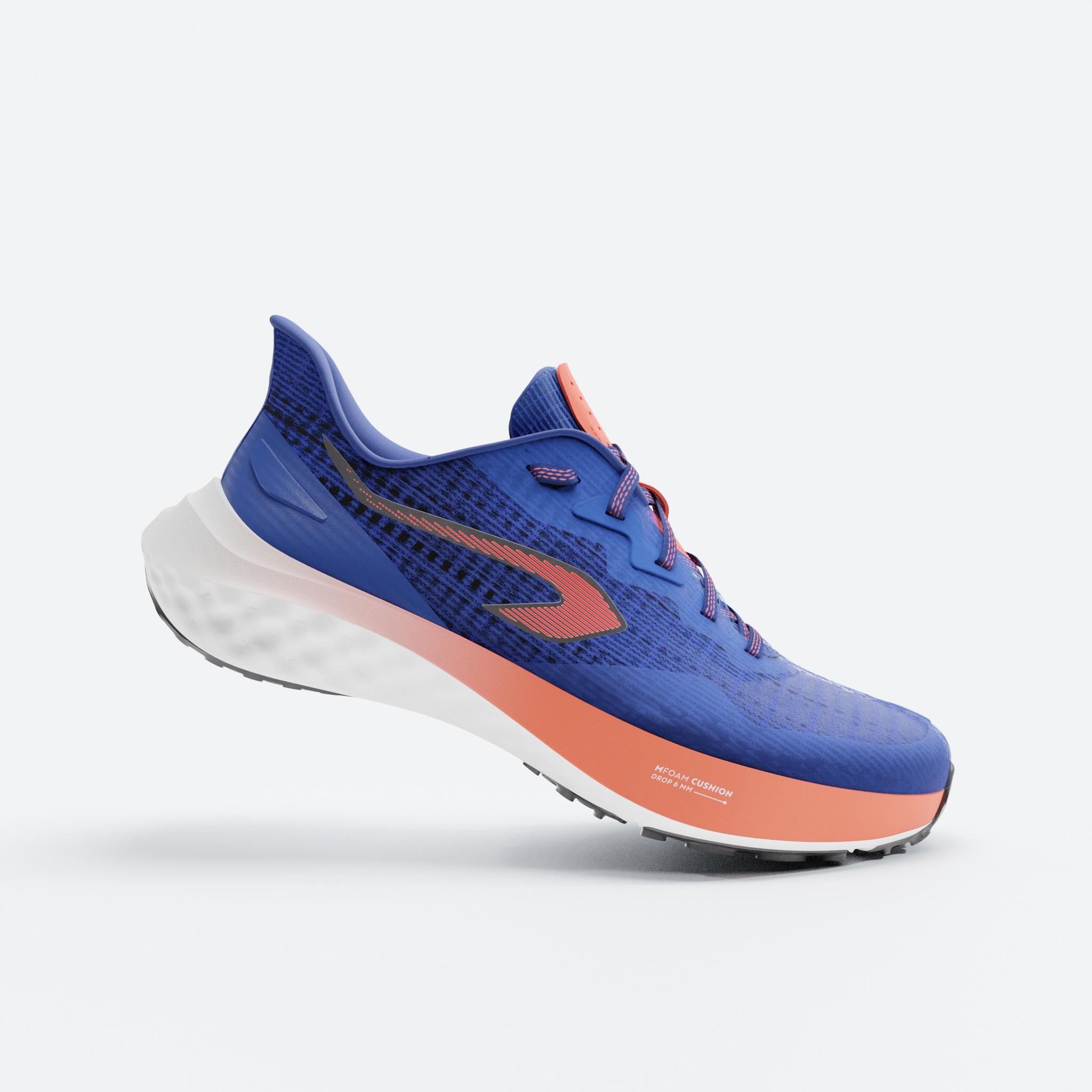 Children's Running Shoes-KIPRUN K500 FAST-Indigo Blue/Red