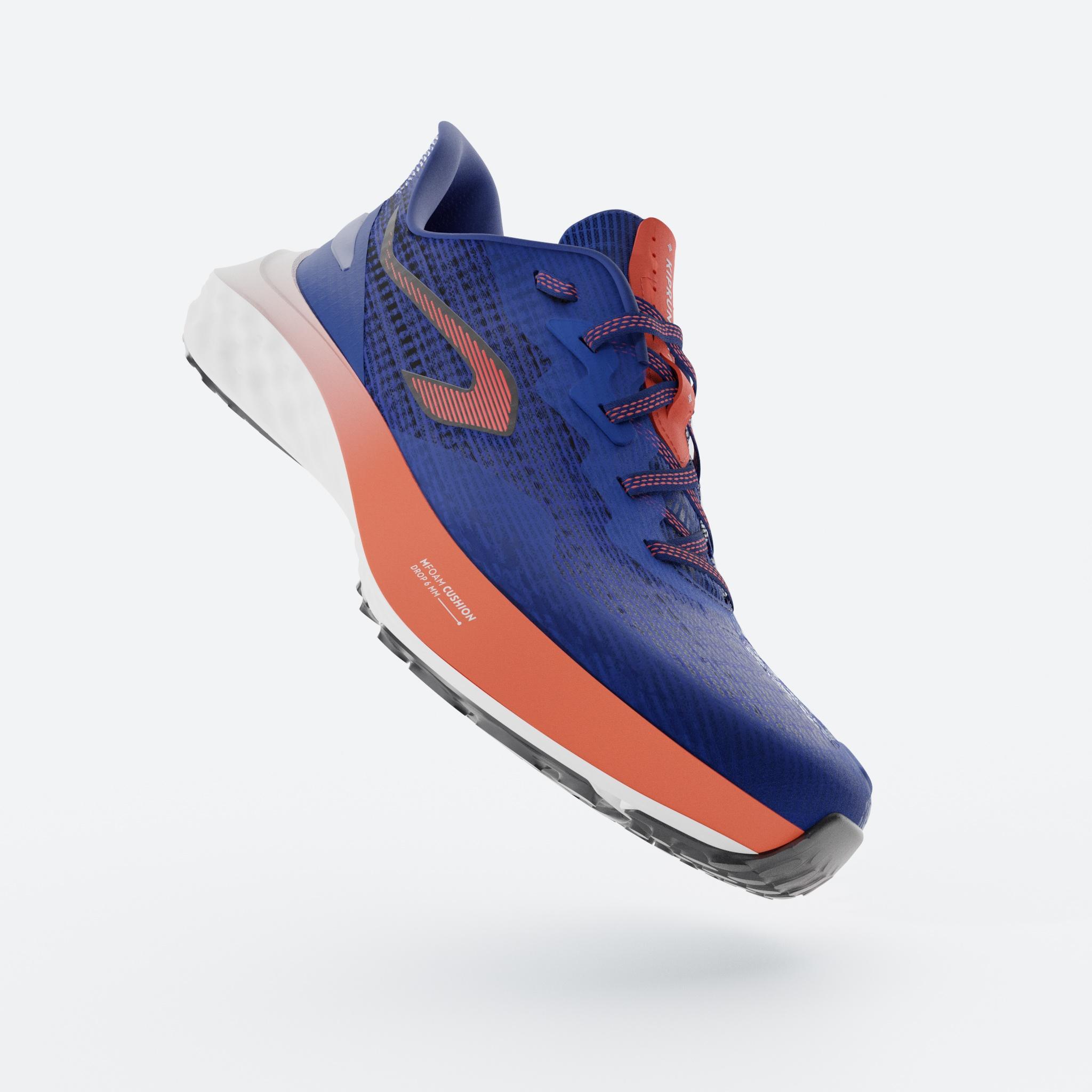 Hardloopschoenen voor kinderen Kiprun K500 Fast blauw/rood 5/8