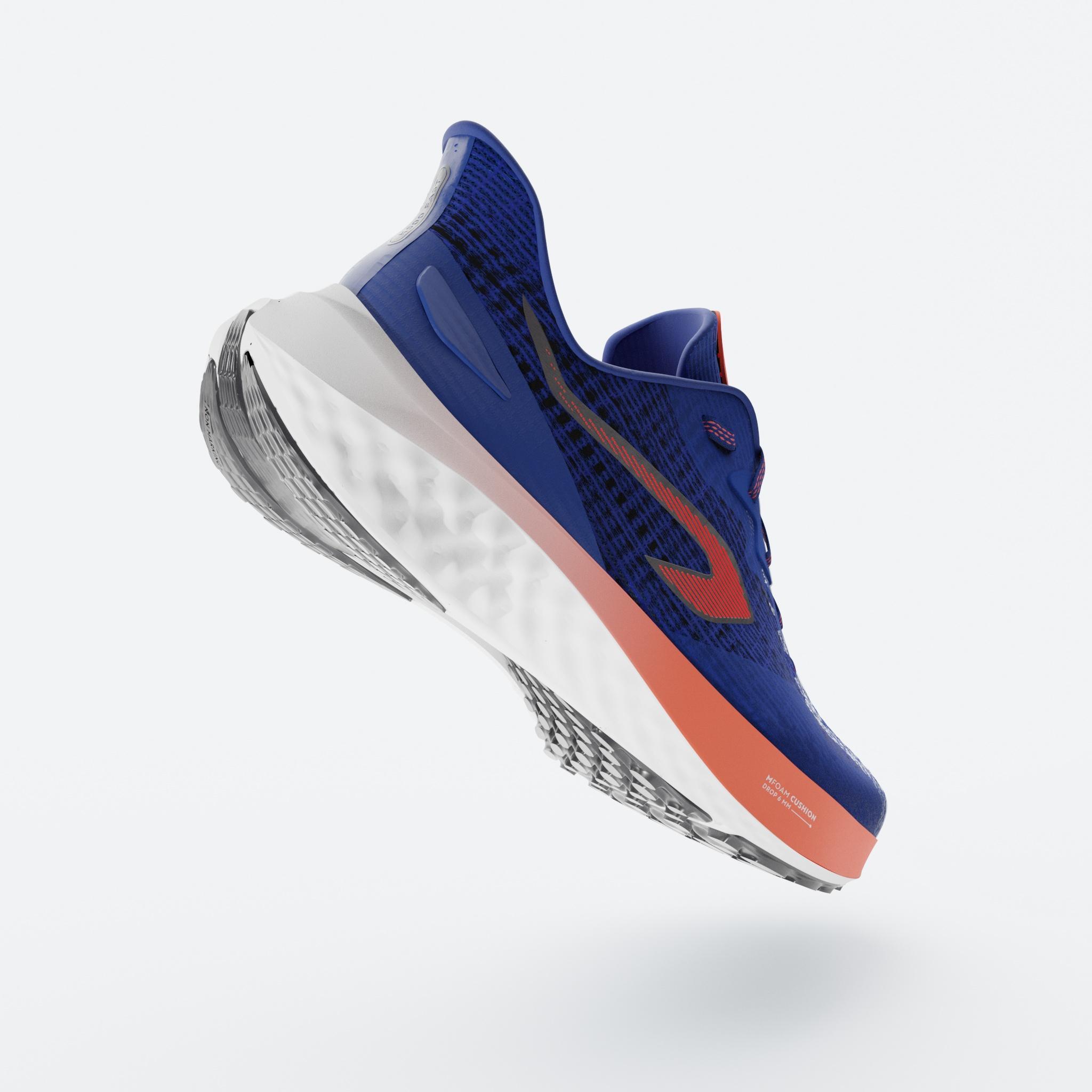 Hardloopschoenen voor kinderen Kiprun K500 Fast blauw/rood 4/8