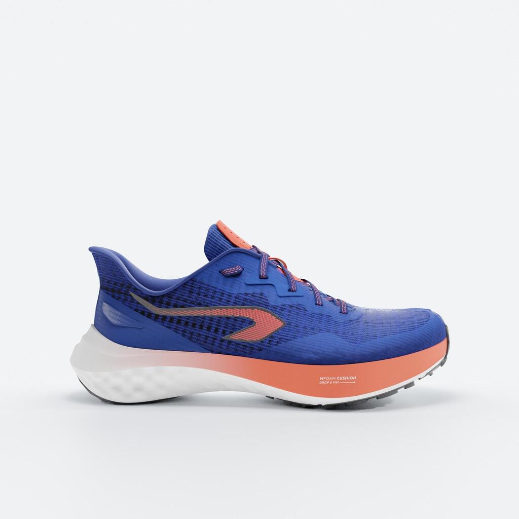ДЕТСКИ ОБУВКИ ЗА БЯГАНЕ KIPRUN K500 FAST, ТЪМНОСИНЬО/ЧЕРВЕНО