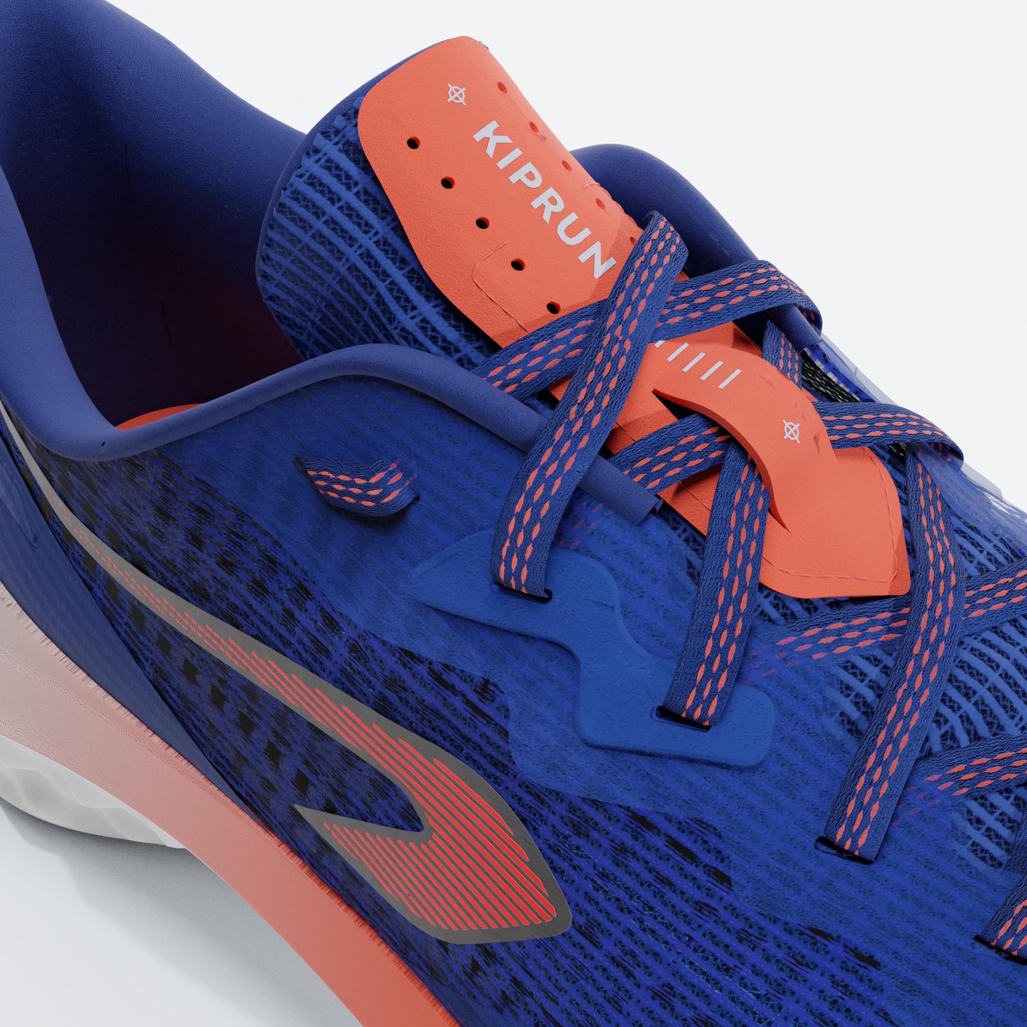 Hardloopschoenen voor kinderen Kiprun K500 Fast blauw/rood 6/8
