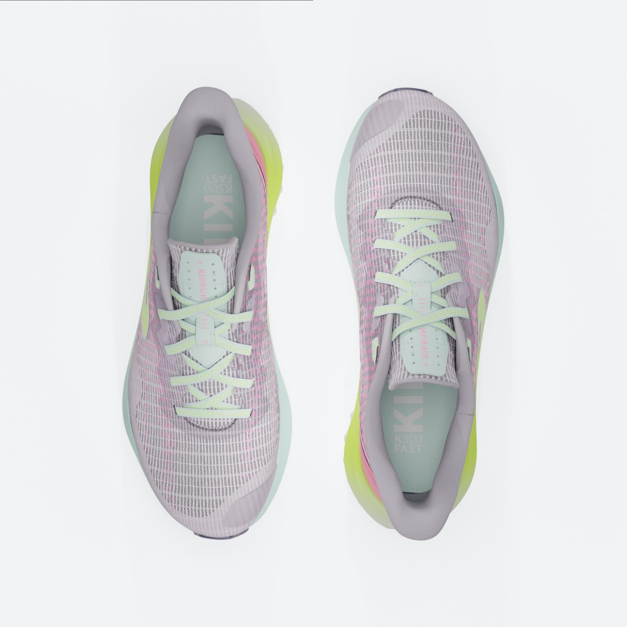 Laufschuhe Kinder - K500 Fast rosa/lila  8/8