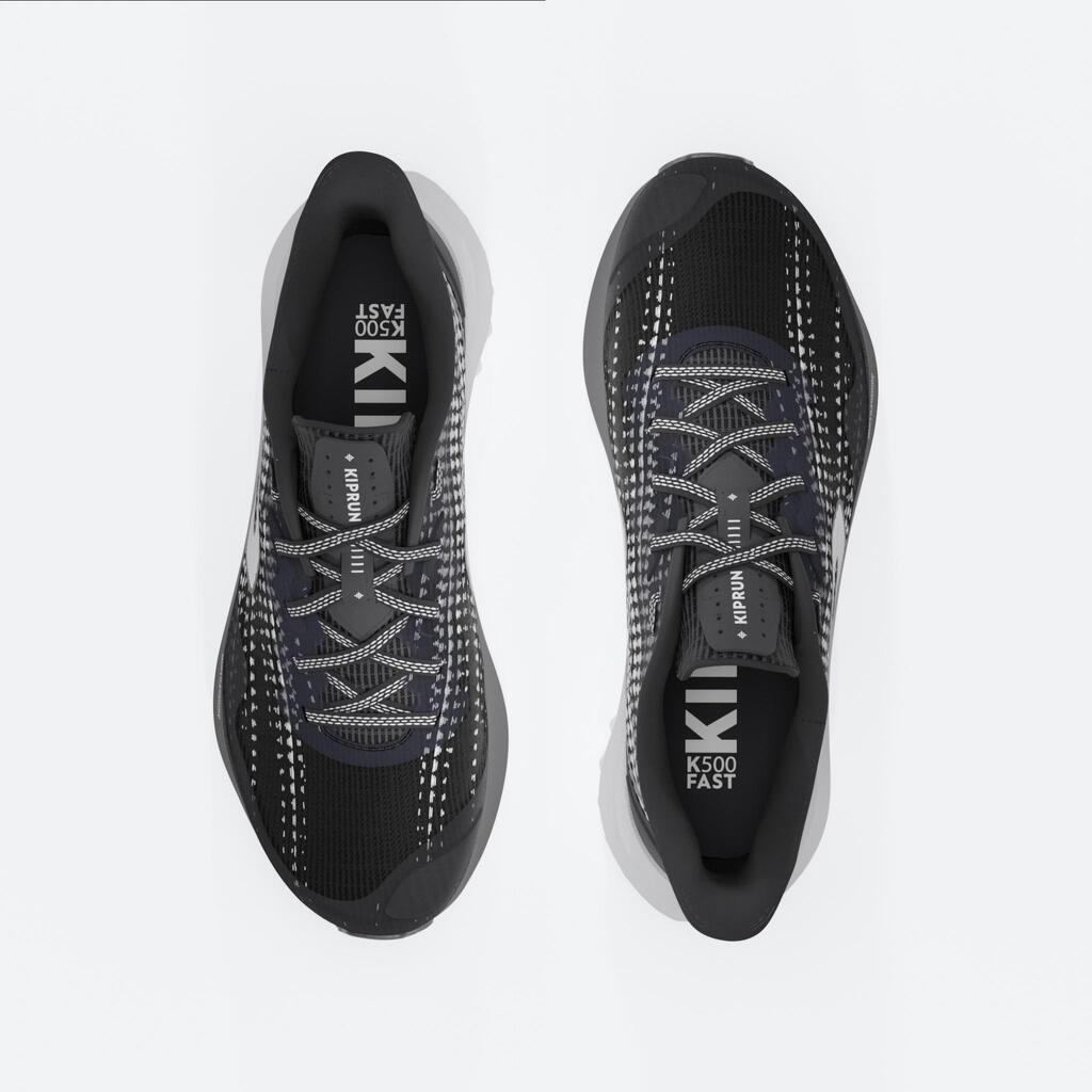 Kids' Running Shoes Black & White - K500 Fast Series