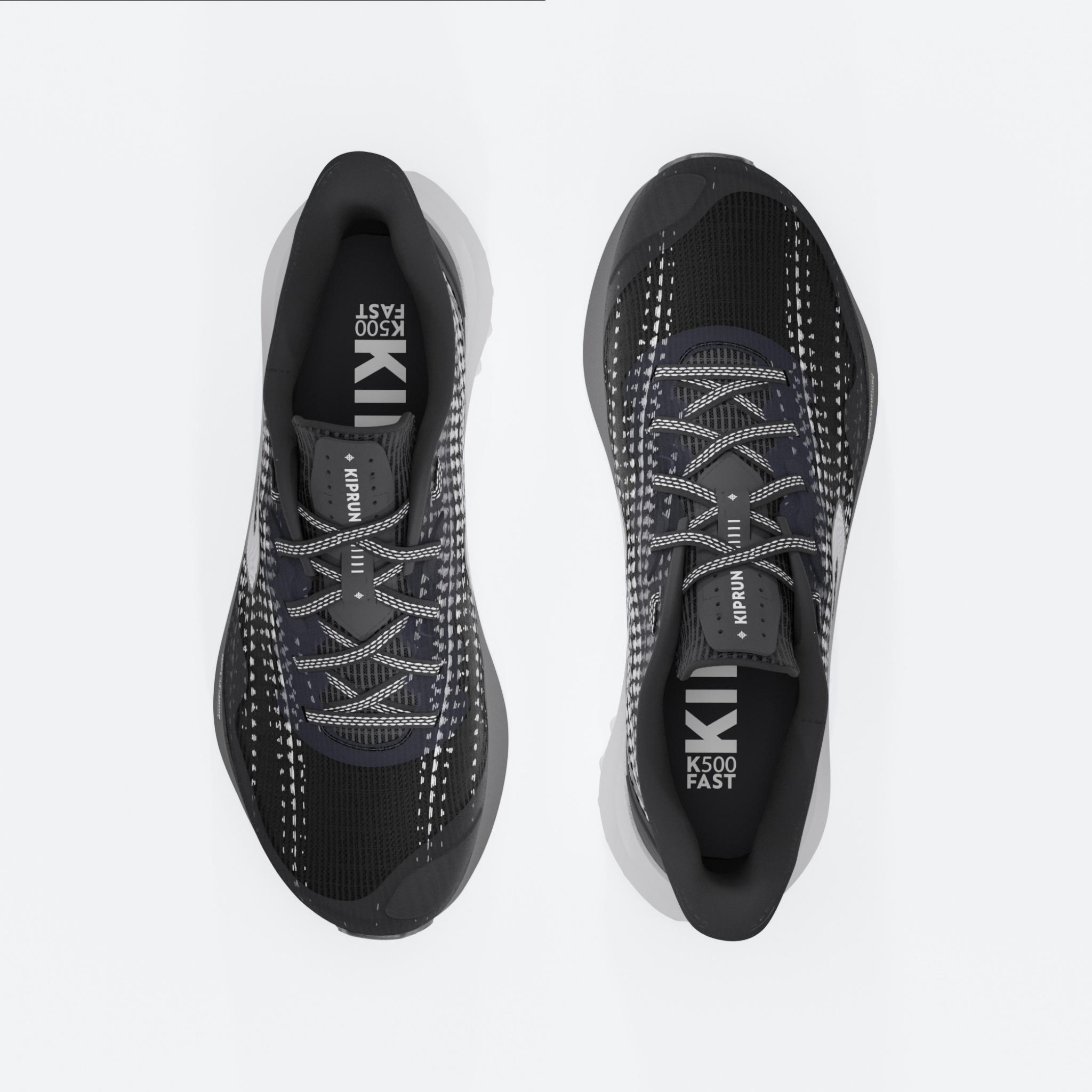 Hardloopschoenen voor kinderen K500 Fast zwart wit 7/7