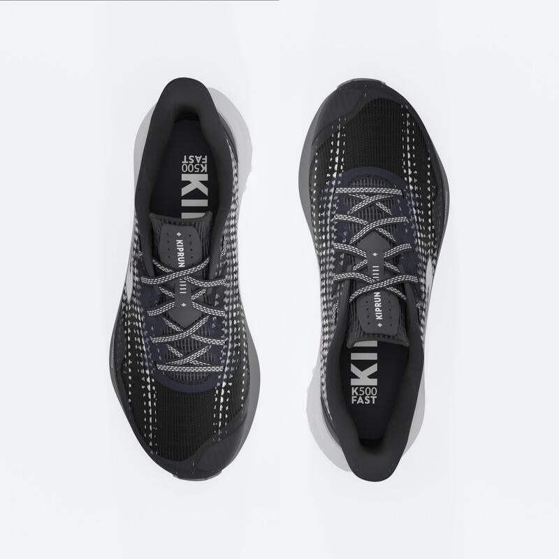 Chaussures de running Enfant - KIPRUN K500 FAST noires blanches