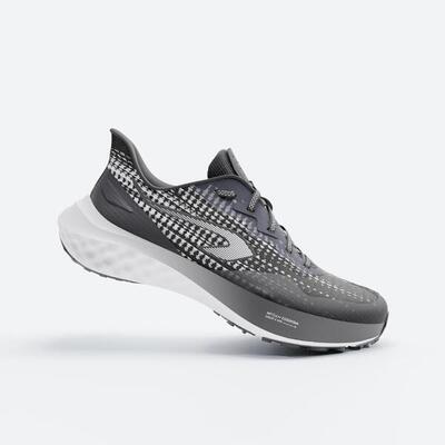 Zapatillas running Niños - KIPRUN K500 FAST negras y amarillas
