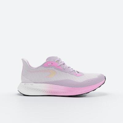 Zapatillas de running mujer, KIPRUN Kd500.3 violetas