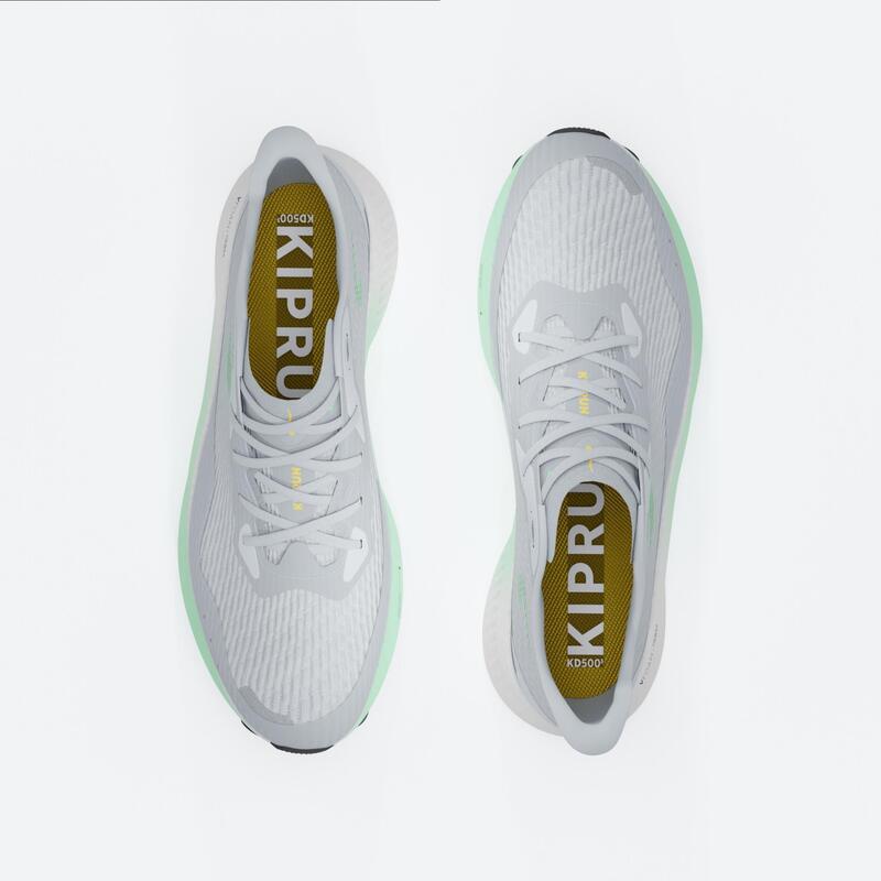 Chaussure de Running Homme, KIPRUN KD500.3 Gris bleu