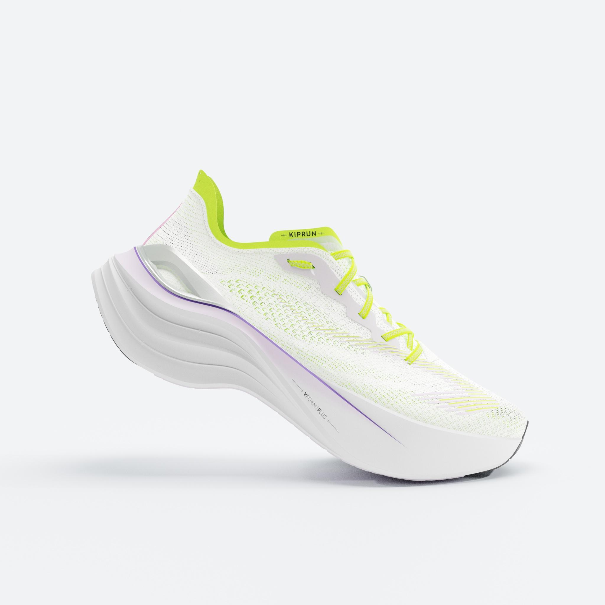 KIPRUN Scarpe running donna KD 900.2 bianco-giallo