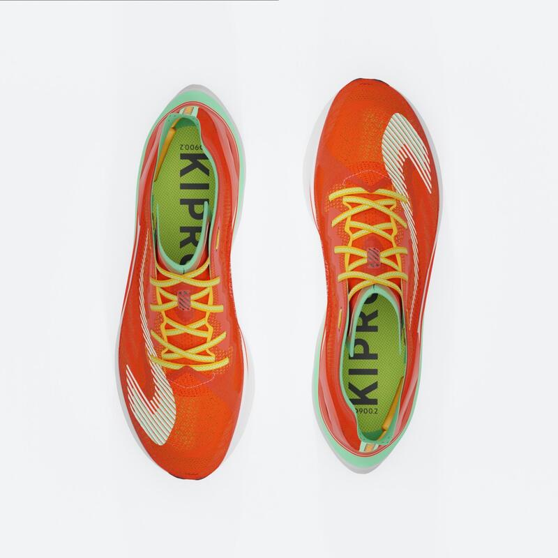 Chaussures Running Homme, Kiprun KD900.2 Orange Vert