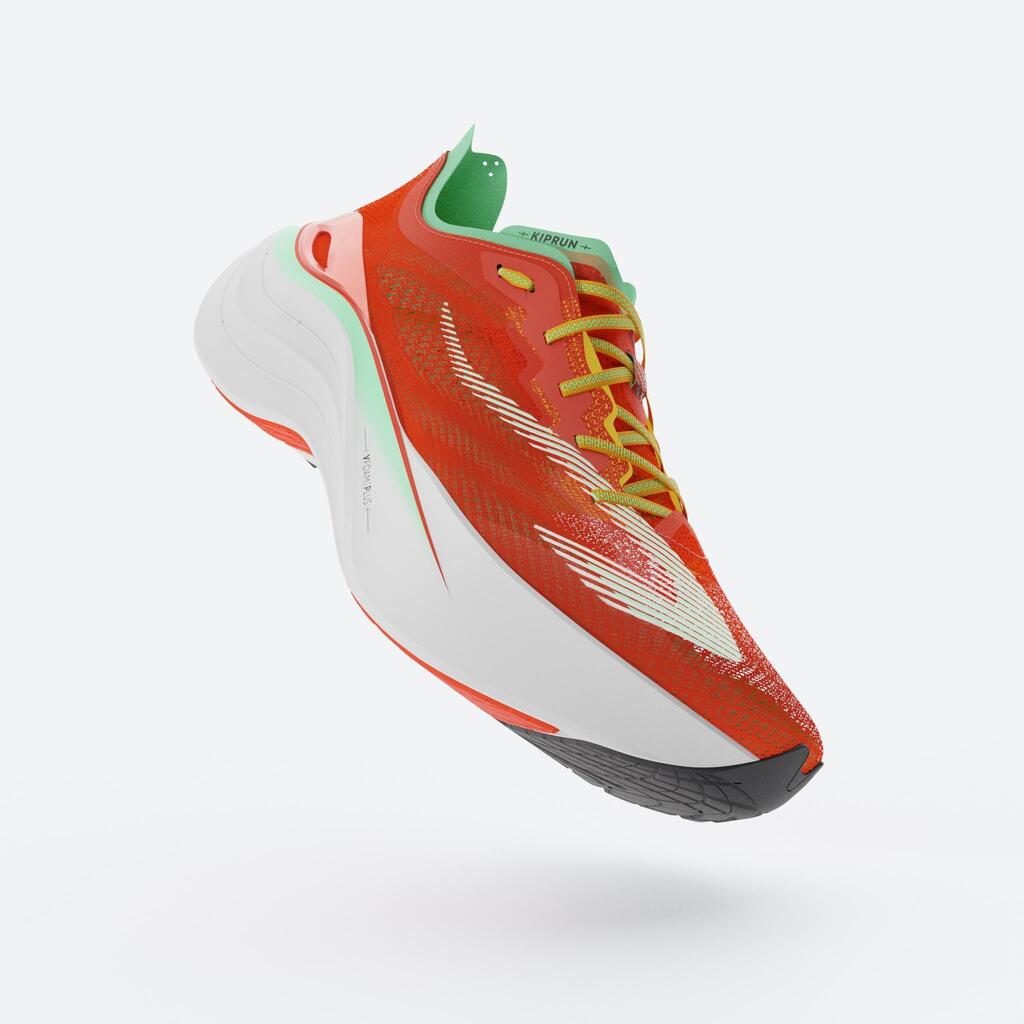 Kiprun KD900.2 moški tekaški čevlji - oranžni/zeleni