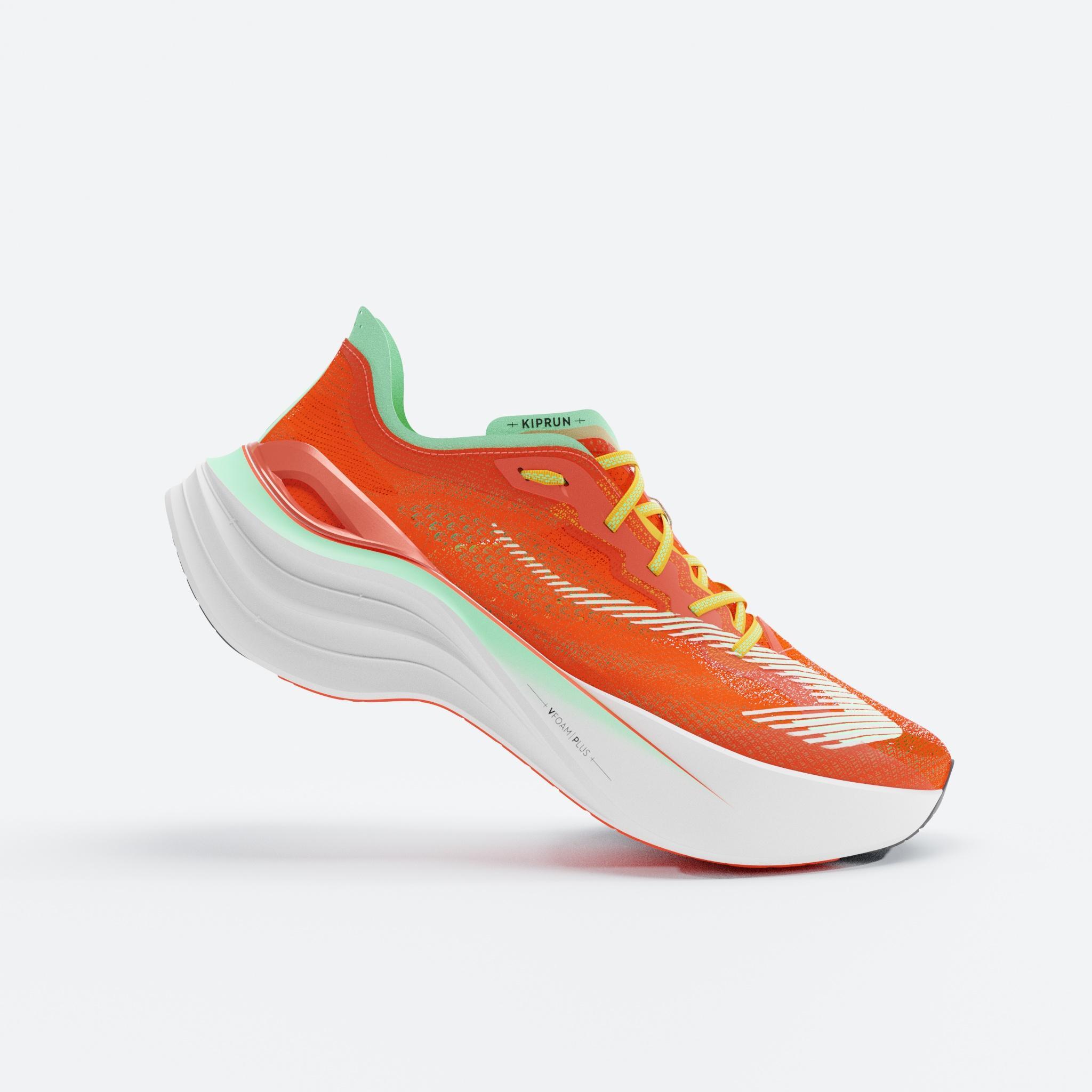 KIPRUN Scarpe running uomo KD 900.2 arancione-verde