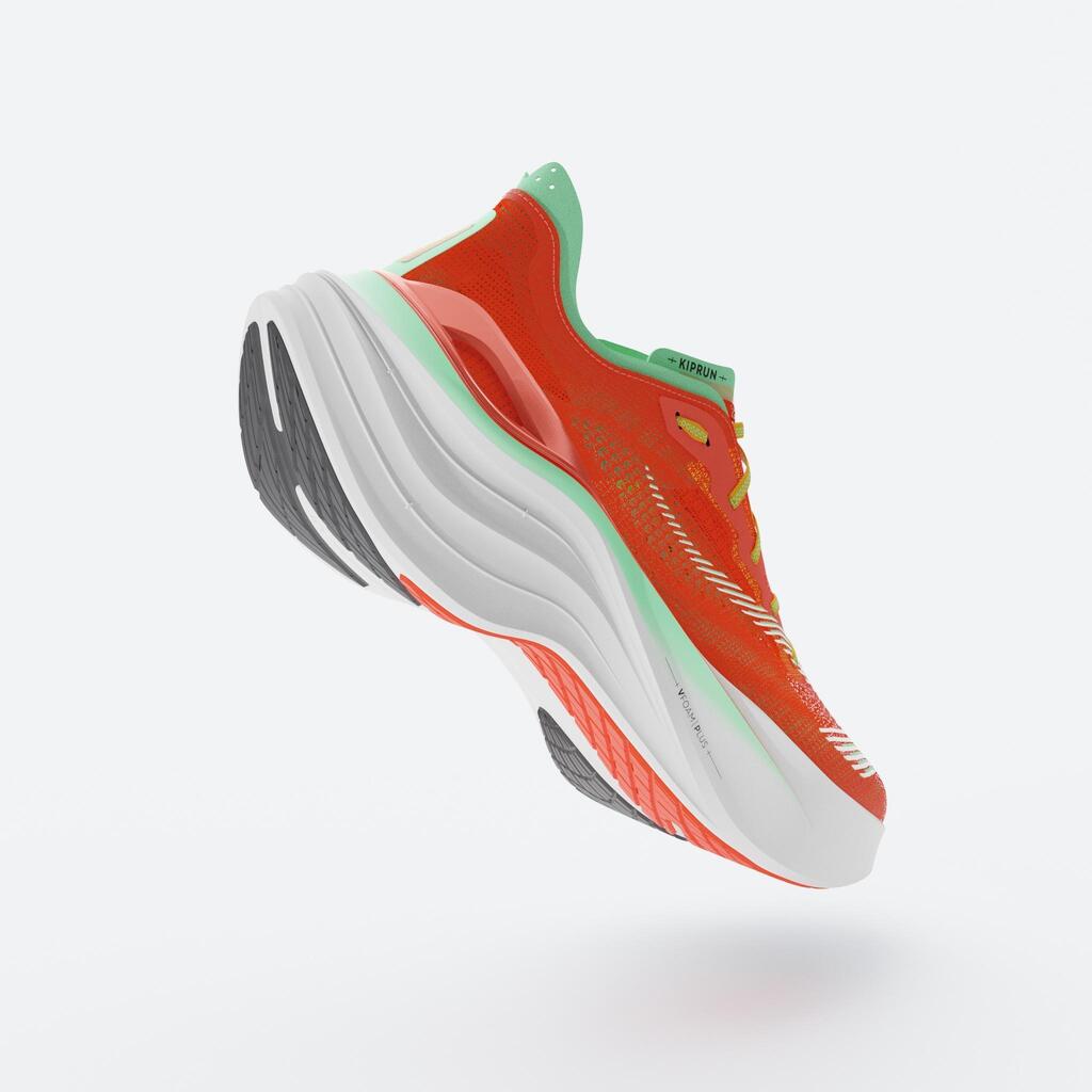 Kiprun KD900.2 moški tekaški čevlji - oranžni/zeleni