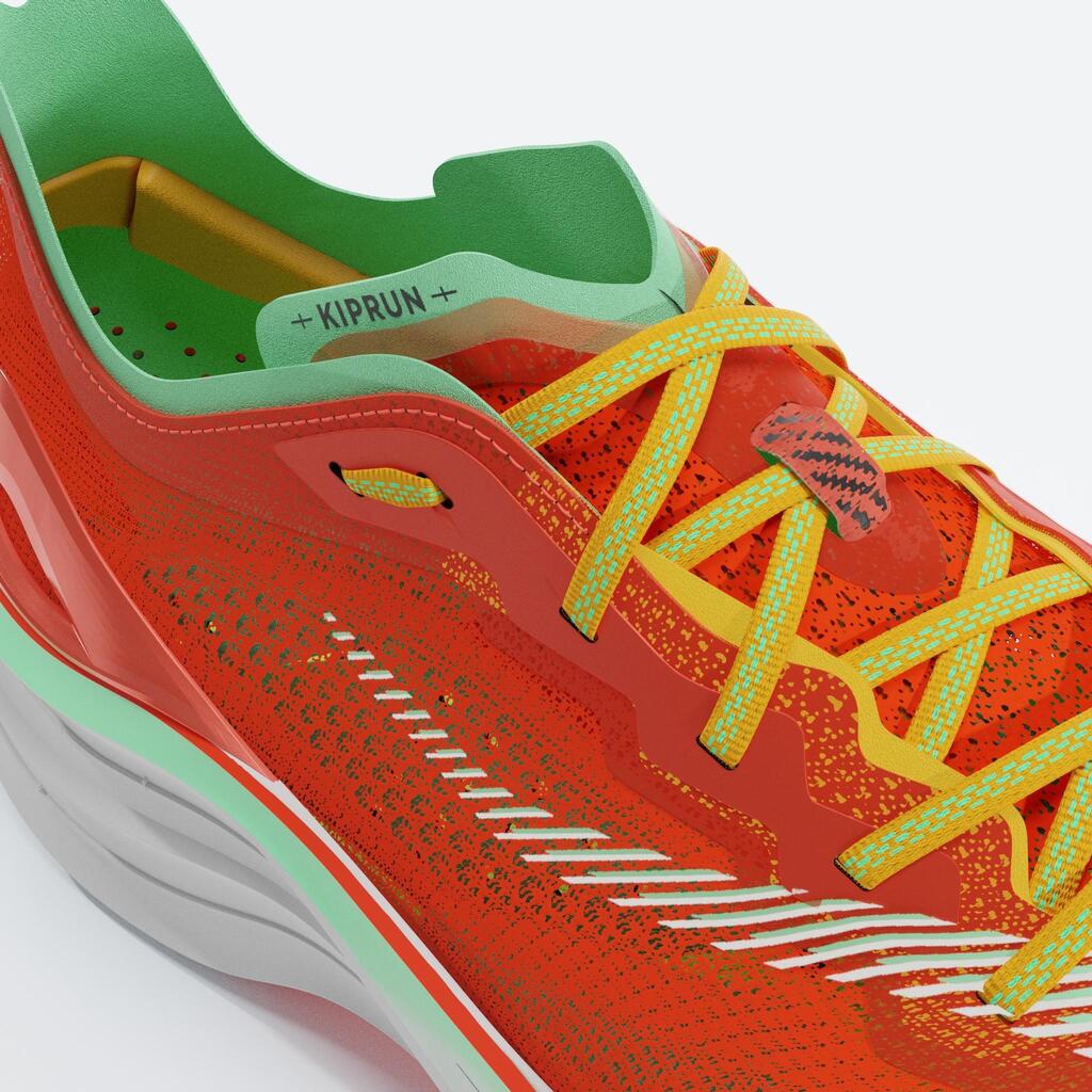 Kiprun KD900.2 moški tekaški čevlji - oranžni/zeleni