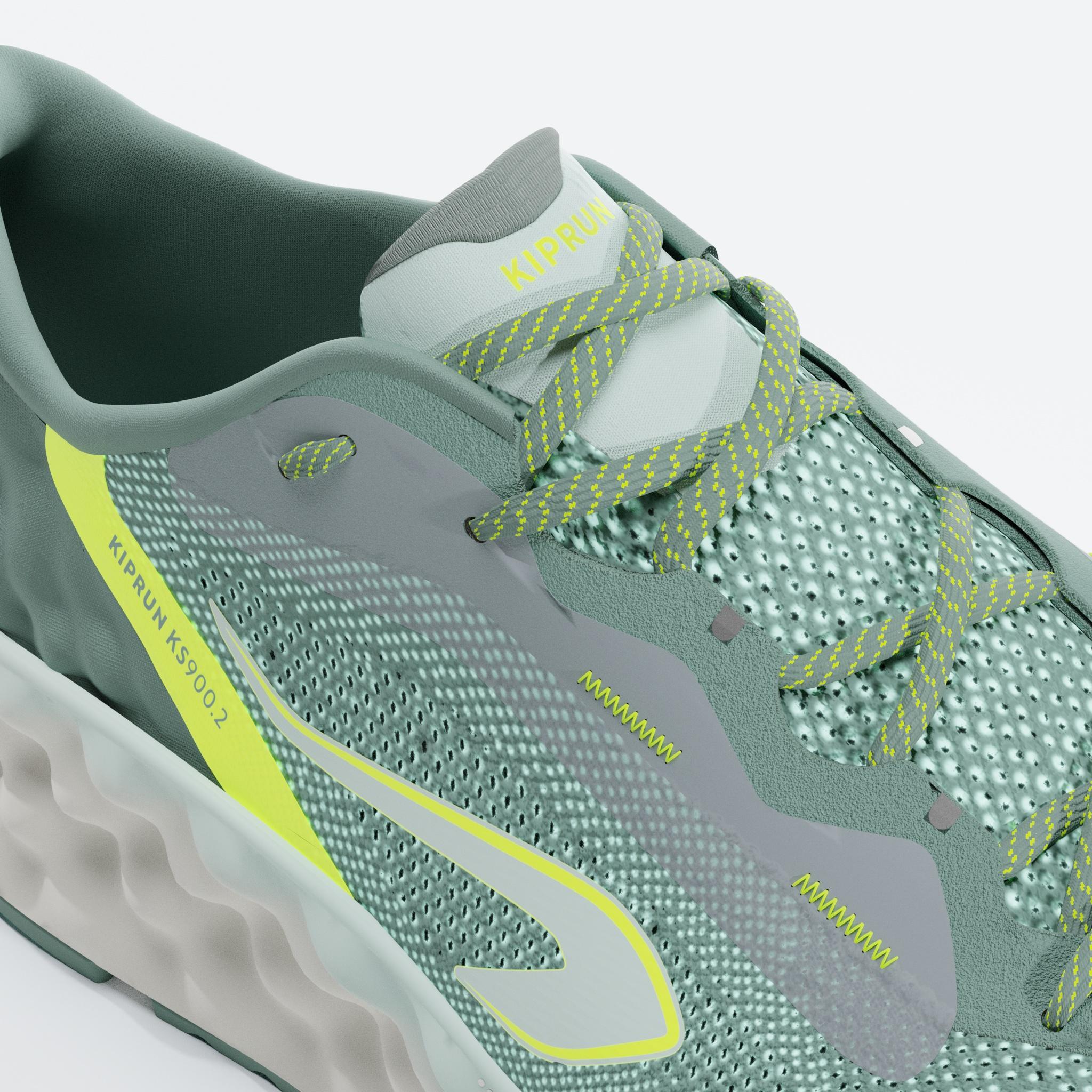 KIPRUN KS900.2 Women's running shoes - Green 7/9