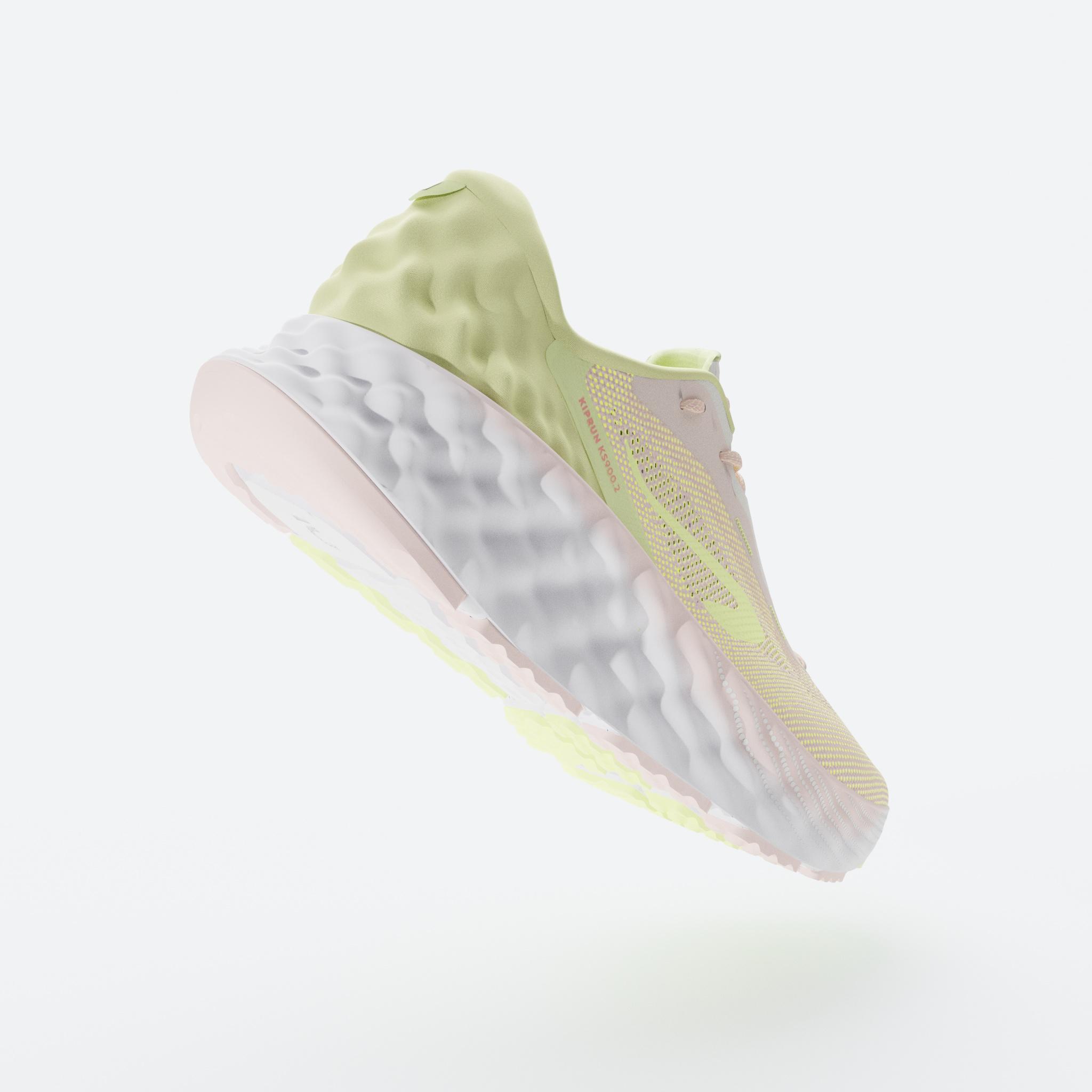 Scarpe running donna KS 900.2 rosa-giallo 3/8
