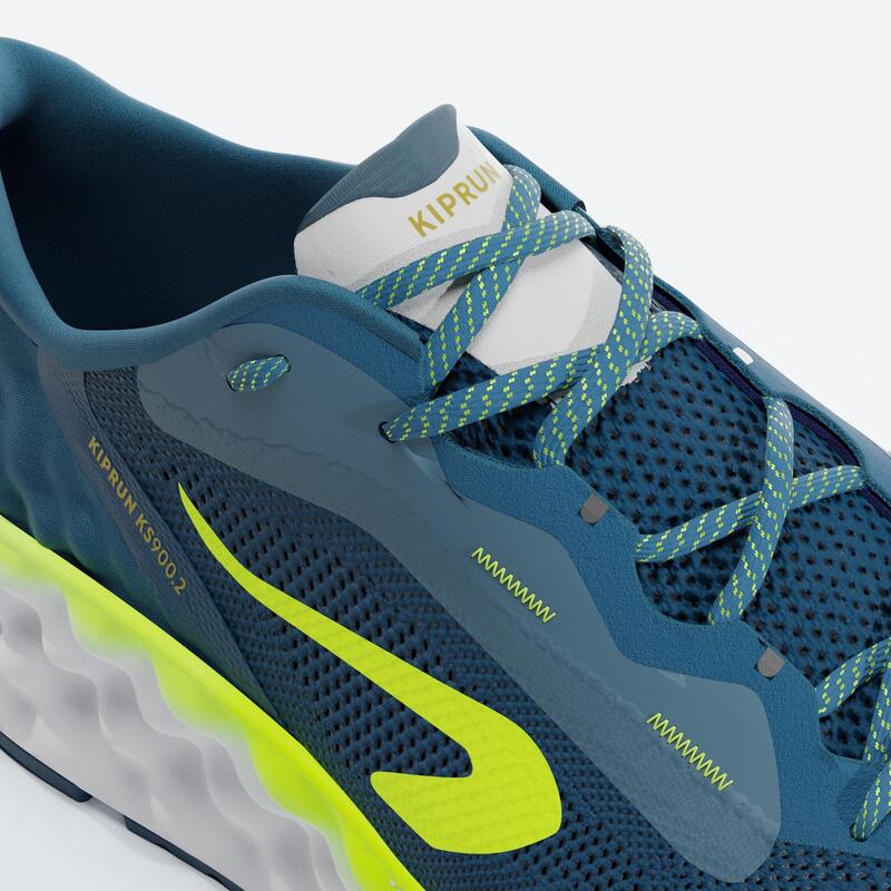 Chaussures de running Homme, Kiprun KS900.2 Bleu Jaune