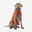 Warme hondenjas terracotta