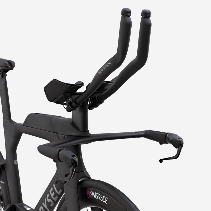 Bicicletă triatlon Shimano Ultegra Di2 2x12v senzor de putere XCR brut Gri