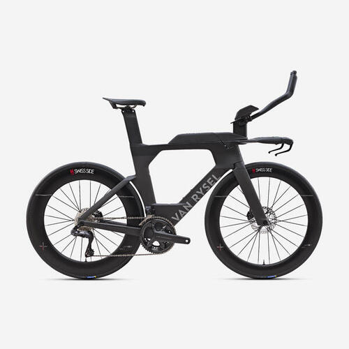 Vélo de triathlon Shimano Ultegra Di2 2x12v capteur de puissance, XCR brut gris