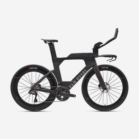 Bici da corsa XCR TRI ULTEGRA DI2 bianca olografica