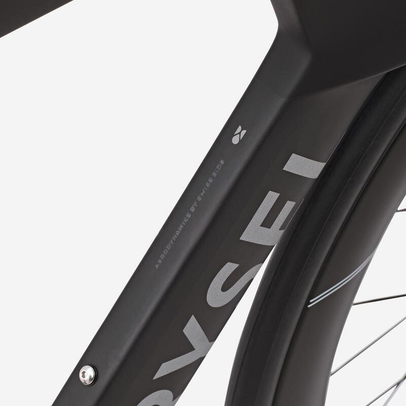 Bicicletă triatlon Shimano Ultegra Di2 2x12v senzor de putere XCR brut Gri