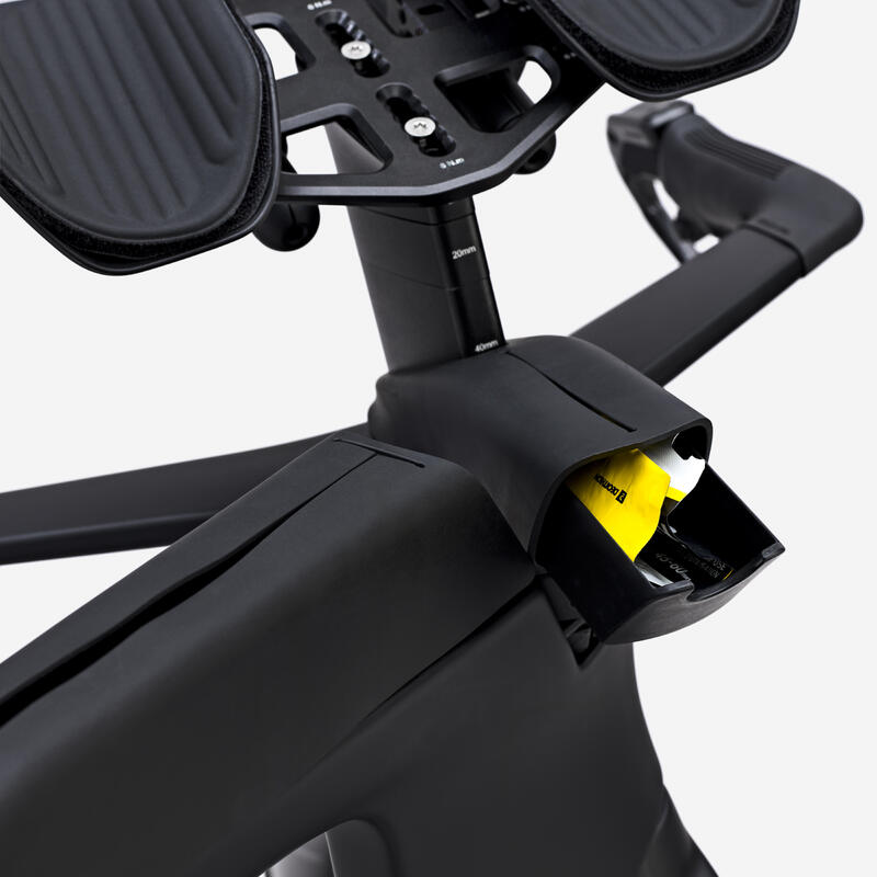 Bicicletă triatlon Shimano Ultegra Di2 2x12v senzor de putere XCR brut Gri