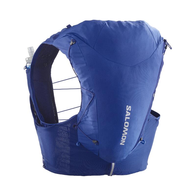 Rucsac hidratare Trail Running cu recipiente flask Salomon ADV SKIN 12L Albastru