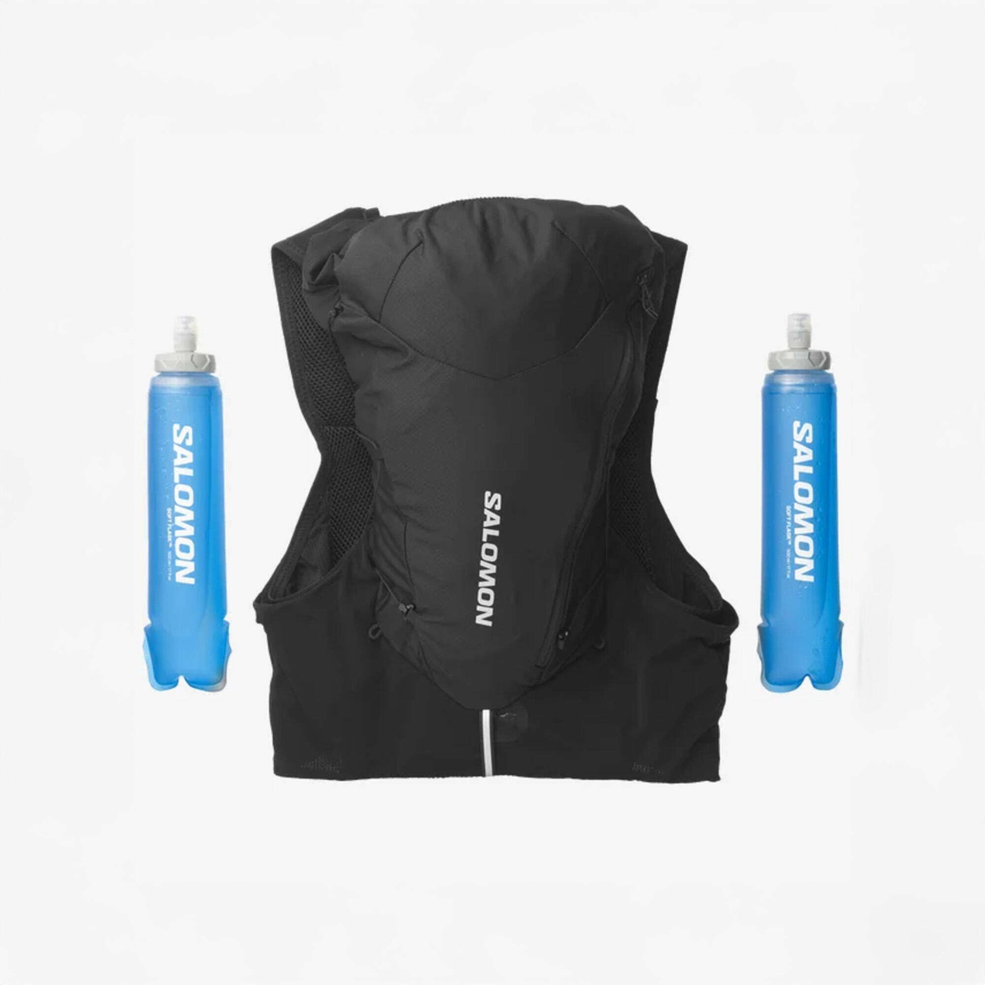 Mochila de Hidratação de Trail Running Salomon ADV SKIN 12 L Preto 2/5