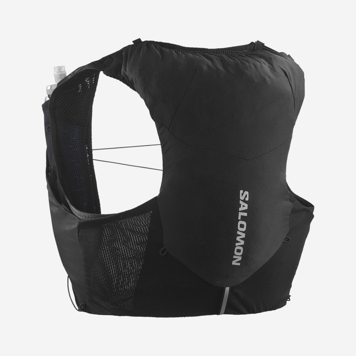 Sac hydratation Trail Running avec flasques, Salomon ADV SKIN 5L Noir