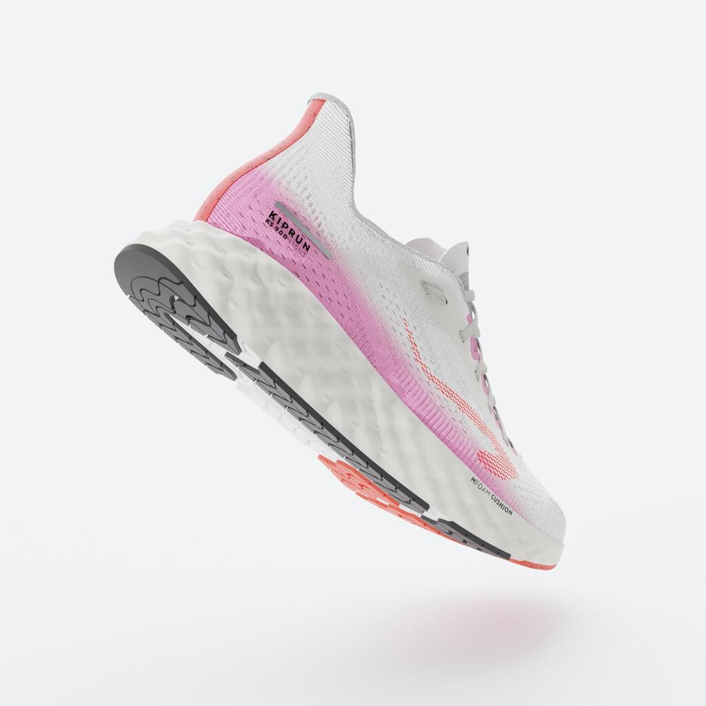 Patike za trčanje Kiprun KS900 Light ženske - roze/žute