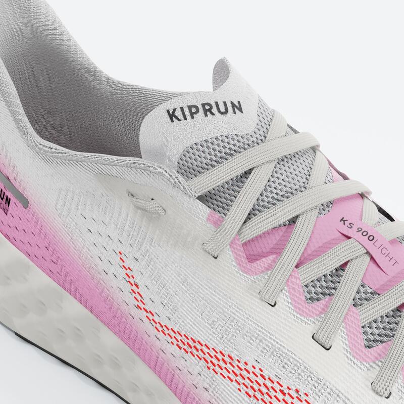 Chaussures running Femme KIPRUN KS900 Light - Blanc Rose