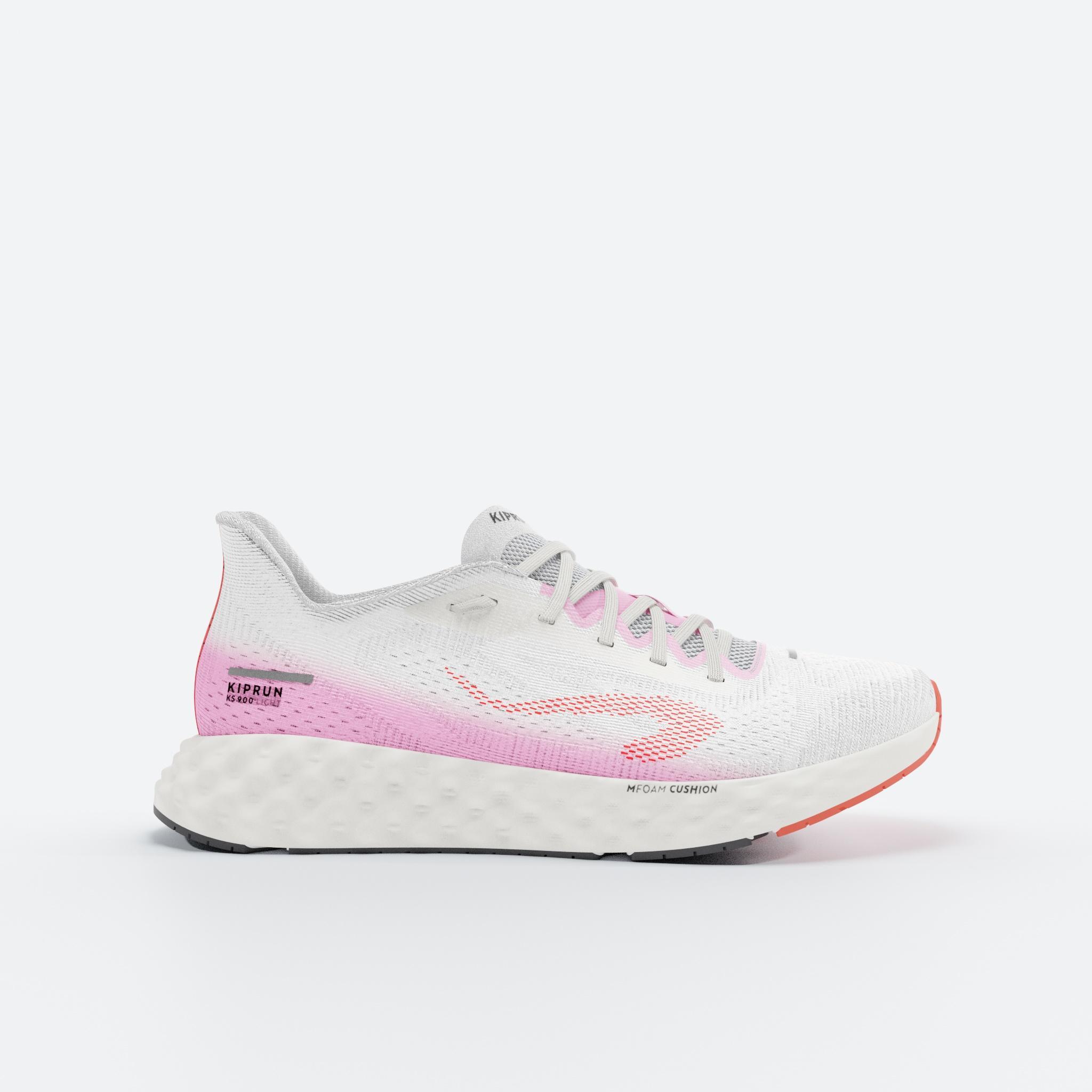 KIPRUN Scarpe running donna KS 900 LIGHT bianco-rosa