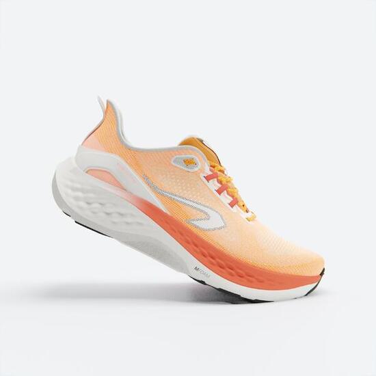 Zapatillas running carretera Hombre - Kiprun KS900 Support Negro Azul Amarillo