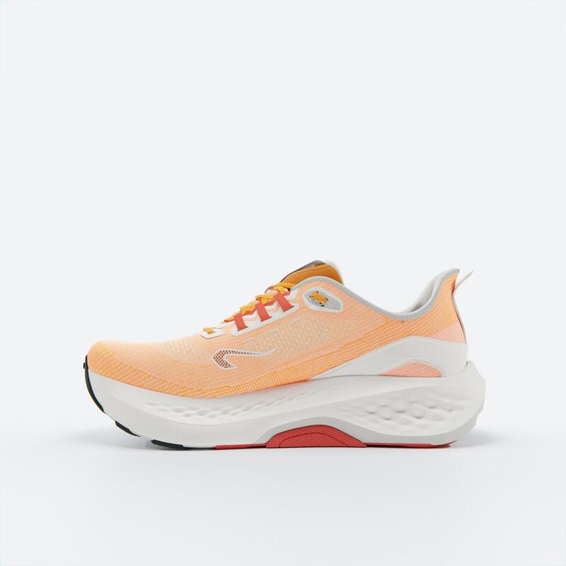 Chaussures de running route Homme - Kiprun KS900 Support Jaune & Rouge
